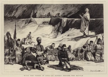 With the Turks in Asia, at Sunset before the Battle